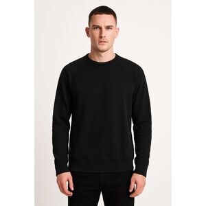 HIRO CLARK Black Pullover Sweatshirt Top Tee  Mens Size Medium